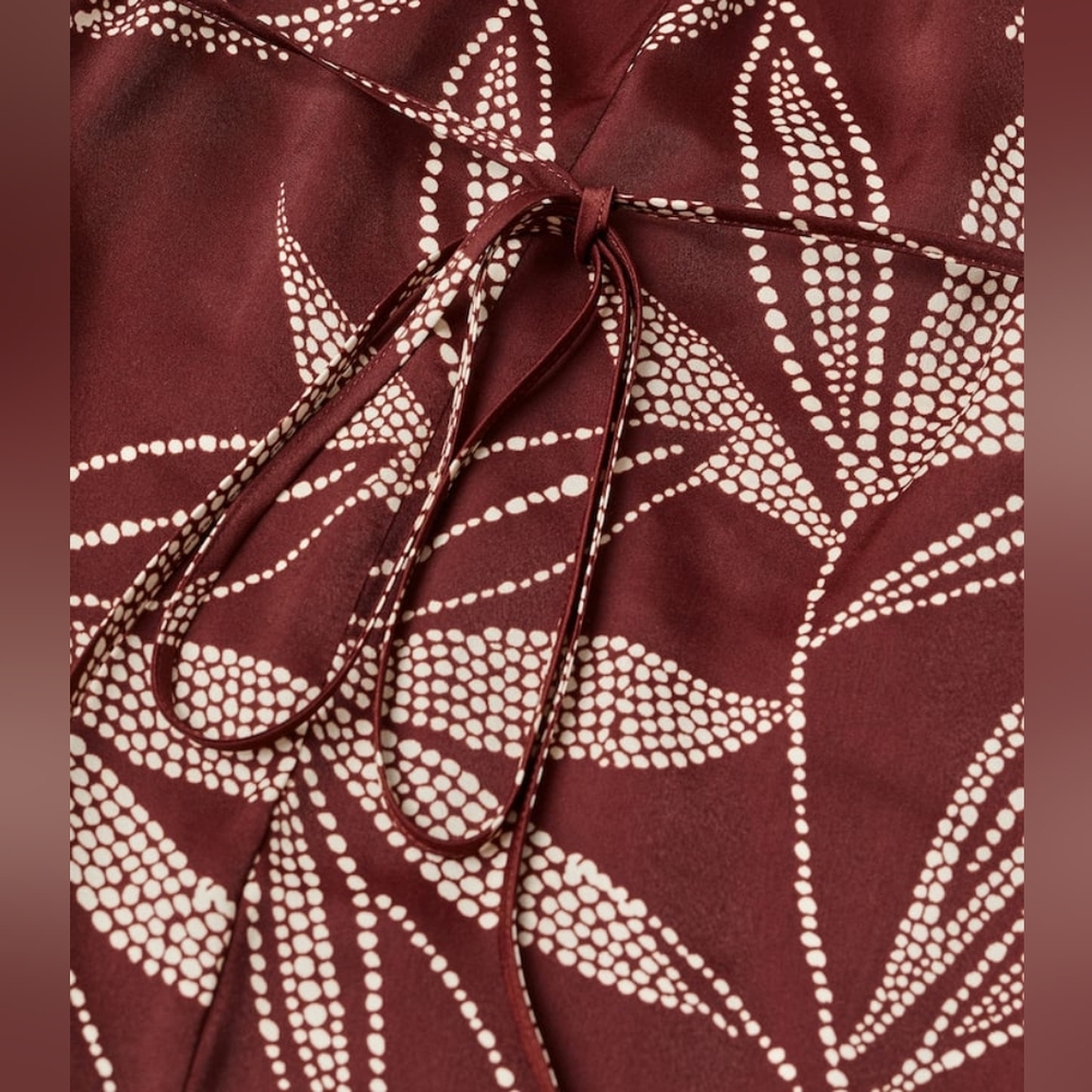 #3 MANGO Knot printed jumpsuit - Picture 3 of 7